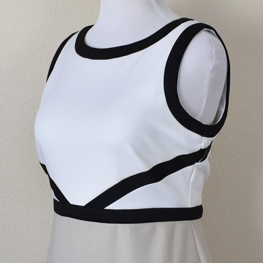 Calvin Klein Color Block Sheath Dress - 14 - Picture 3 of 10